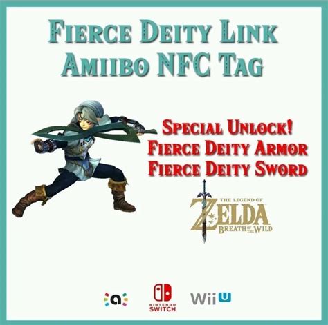 nfc tag fierce deity|breath of the wild fierce deity.